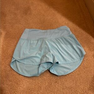 Lululemon Athletica Light Blue Athletic Shorts
